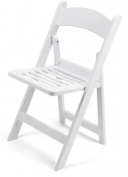 White Wedding Chair Slats