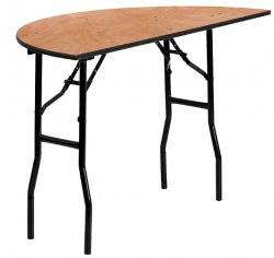 1/2 Round Sweet Heart Banquet Table