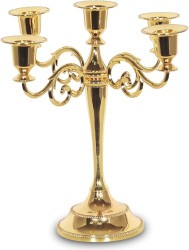 Candelabra - Gold 10.6 inches