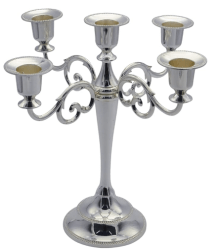 Candelabra - Silver 10.6 inches