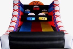Inflatable Hoop Shot Basketball Challenge