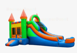 BH108- Moonbounce with Slide