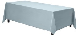 8ft Rectangle Table Cloth Light Blue