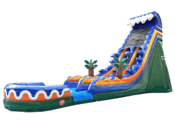 24' Tropical Adventure Mega Water Slide with Splash