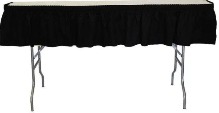 8ft Tabletop Bar Skirt