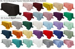 6 ft Rectangular Linen To The Floor 132x90 Fuchsia